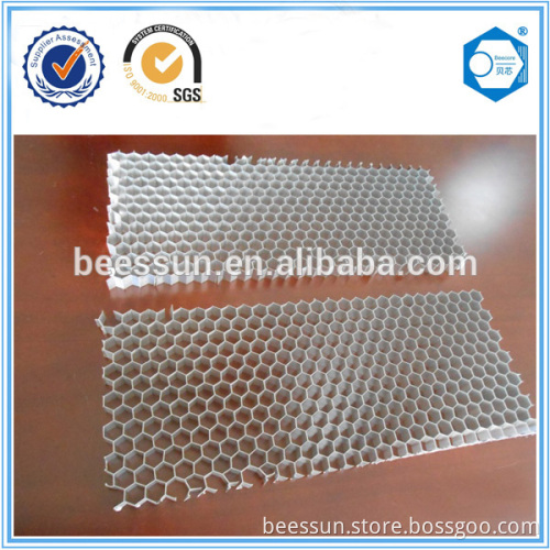 Aluminum honeycomb core building and construction materials